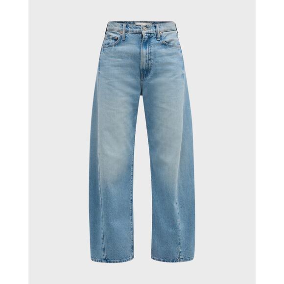 MOTHER The Half Pipe High Rise Ankle Wide Leg Barrel Jeans Blue  29 $258 - Picture 2 of 11